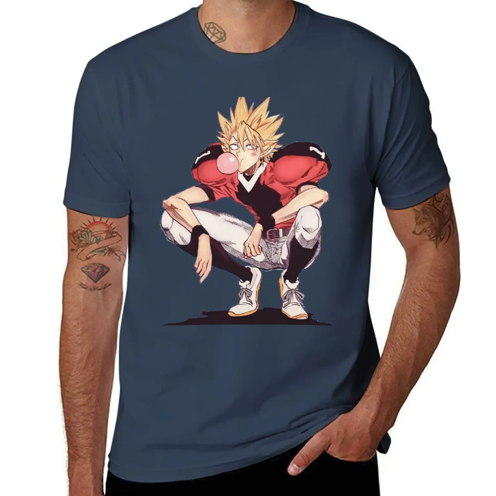 

HIRUMA T-Shirt Basic Solid Color Short Sleeve T-Shirt