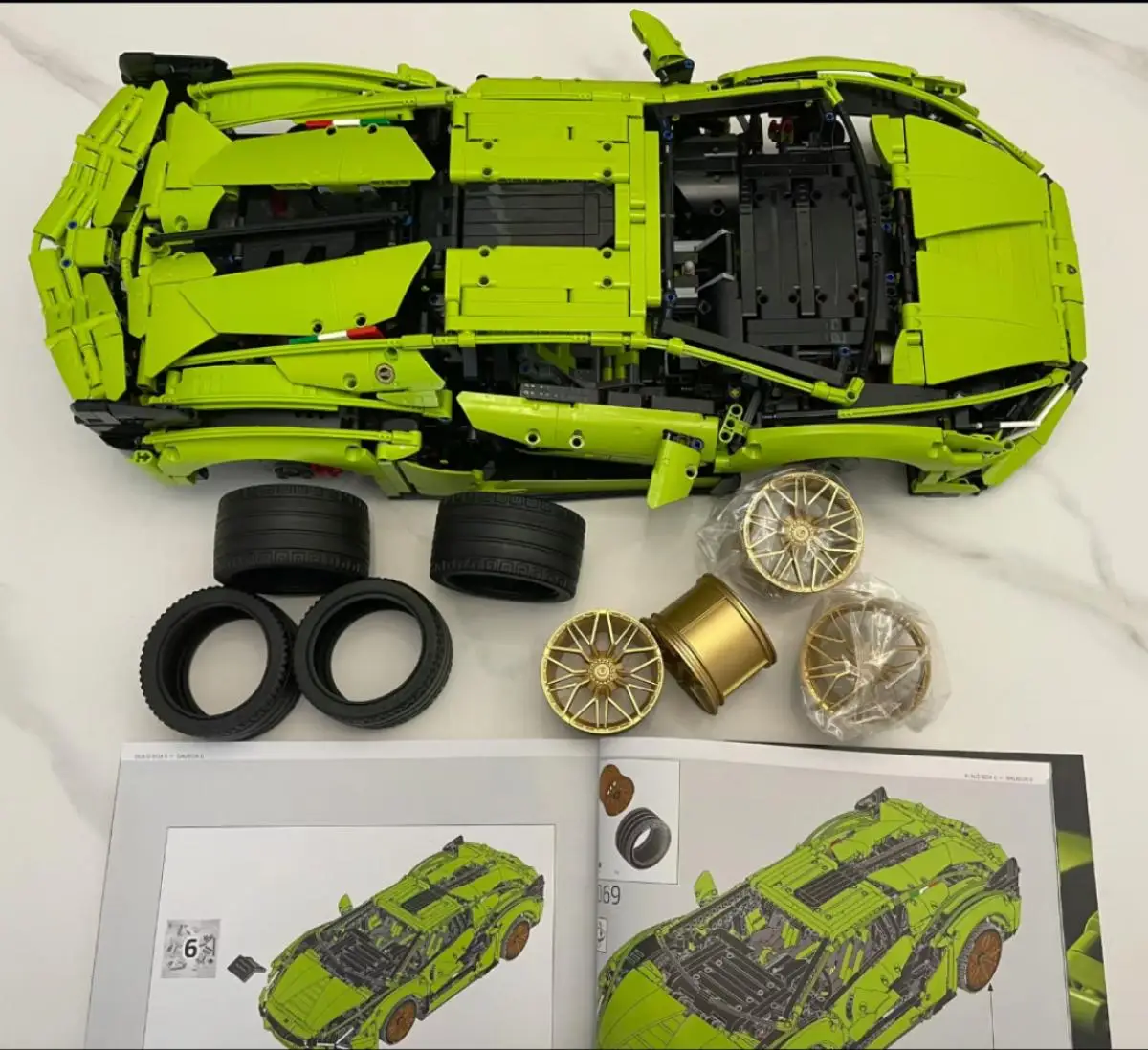 3696Pcs Technical Lambos Moc Super Car Model Building Blocks Compatible 42115 FKP37 Bricks For Toy for  Boys Christmas Gifts