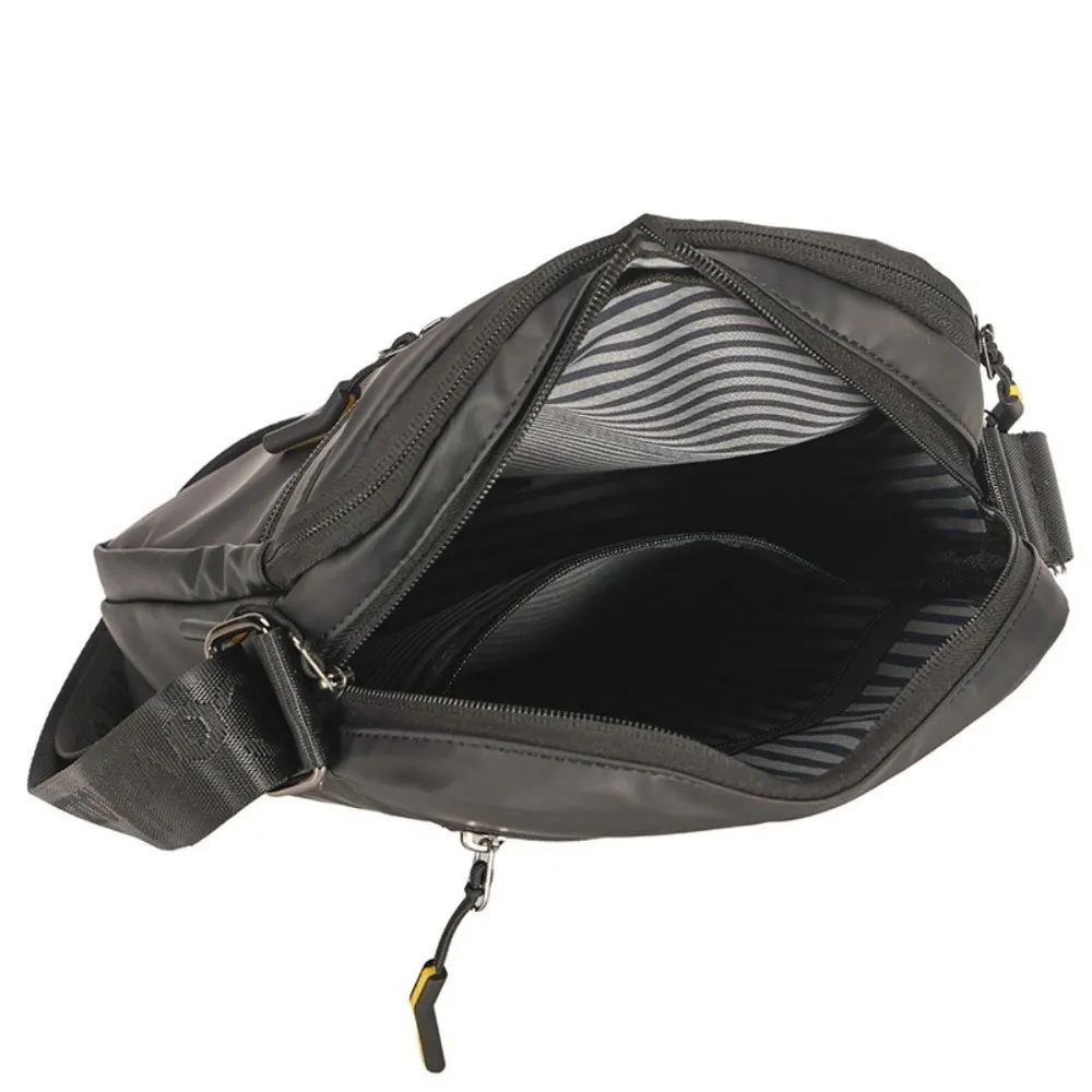 

Single Shoulder Men Shoulder Bag Large Capacity Multi-functional Business Messenger Bag Square Multi-Pockets