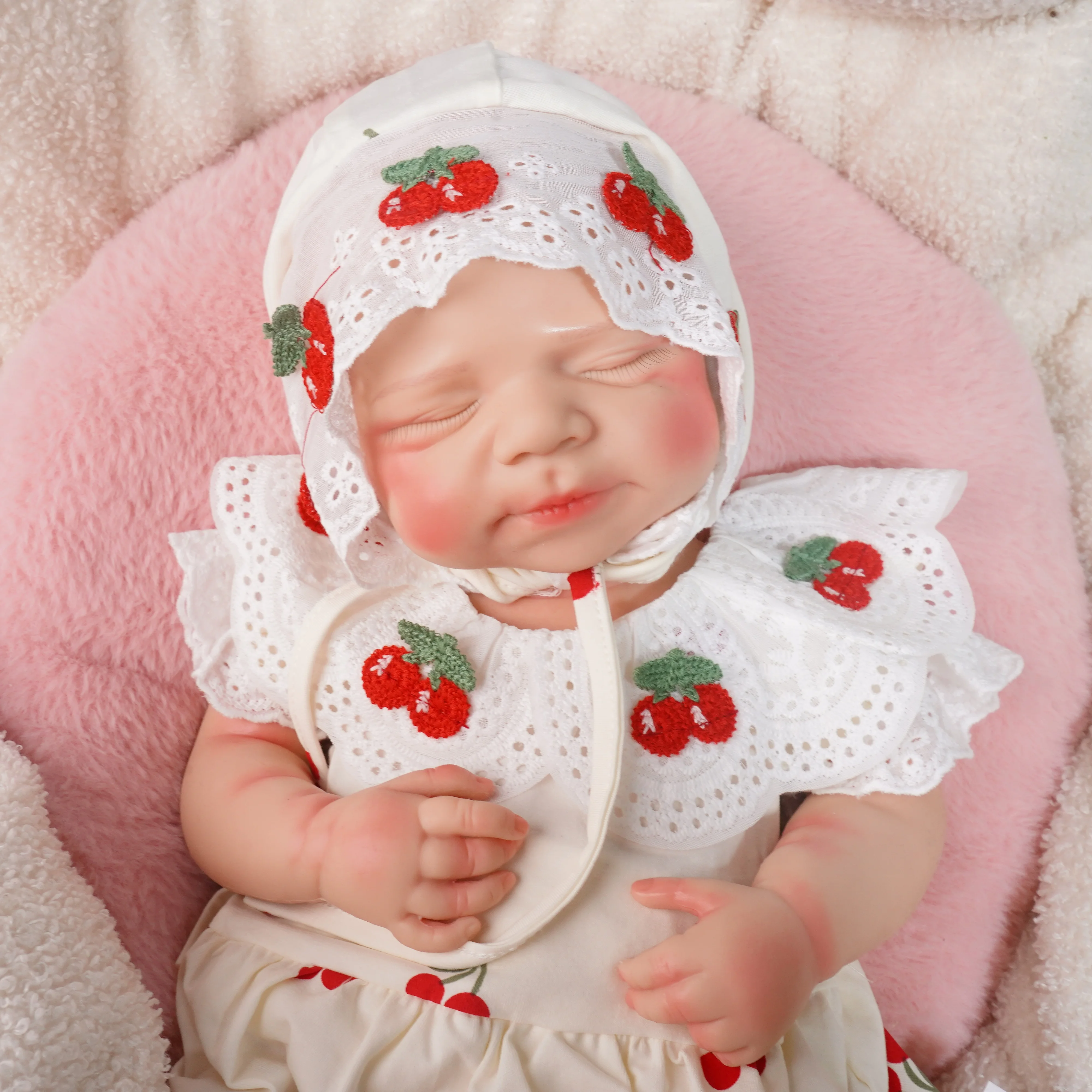 

Reborn doll 48CM Cute Girl Soft Touch And Realistic Design Doll Toy Gift 3.15kg Reborn Doll
