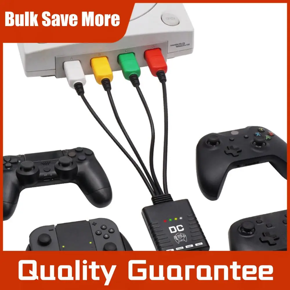 

Беспроводной адаптер BlueRetro для геймпада с кнопкой сброса, Bluetooth-совместимый контроллер-конвертер с низкой задержкой для консоли SEGA DreamCast