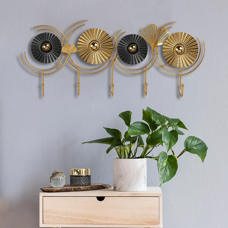 Living Room Wall Coat Racks Wall Space Saving Minimalist Indoor Coat Racks Metal Display Porte