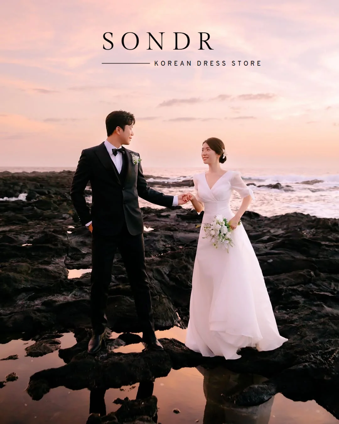 Suknie ślubne Sondr, eleganckie, w stylu koreańskim, na sesje zdjęciowe na świeżym powietrzu, z rękawami do połowy, dekolt w serek, z jedwabnej organzy, suknia ślubna, suknia wieczorowa