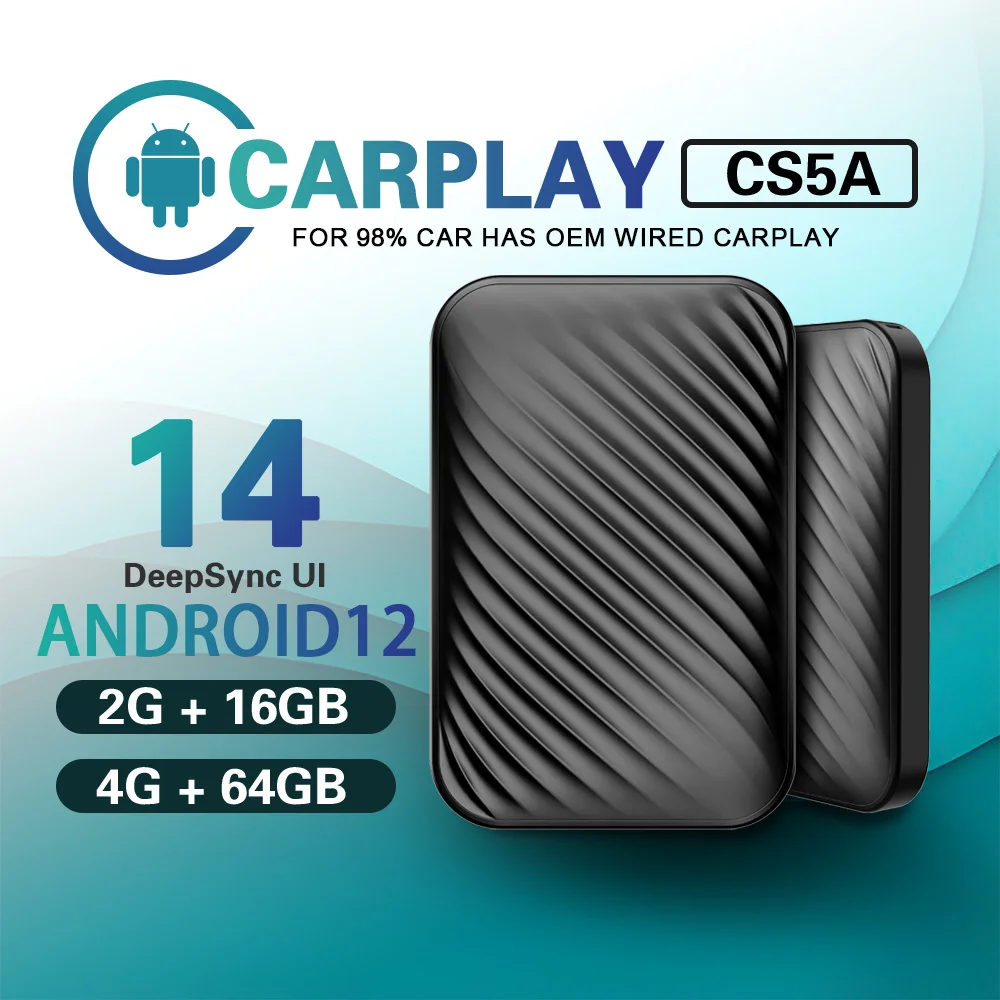 

BYLITU Android Ai Box Wired to Wireless CarPlay Adapter Wireless Android Auto Dongle For Universal Car Multimedia Video Player