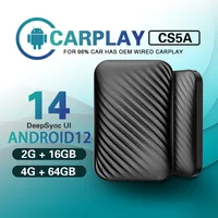 BYLITU Android Ai Box cableado a adaptador CarPlay inalámbrico Dongle inalámbrico Android Auto para reproductor de vídeo Multimedia Universal para coche