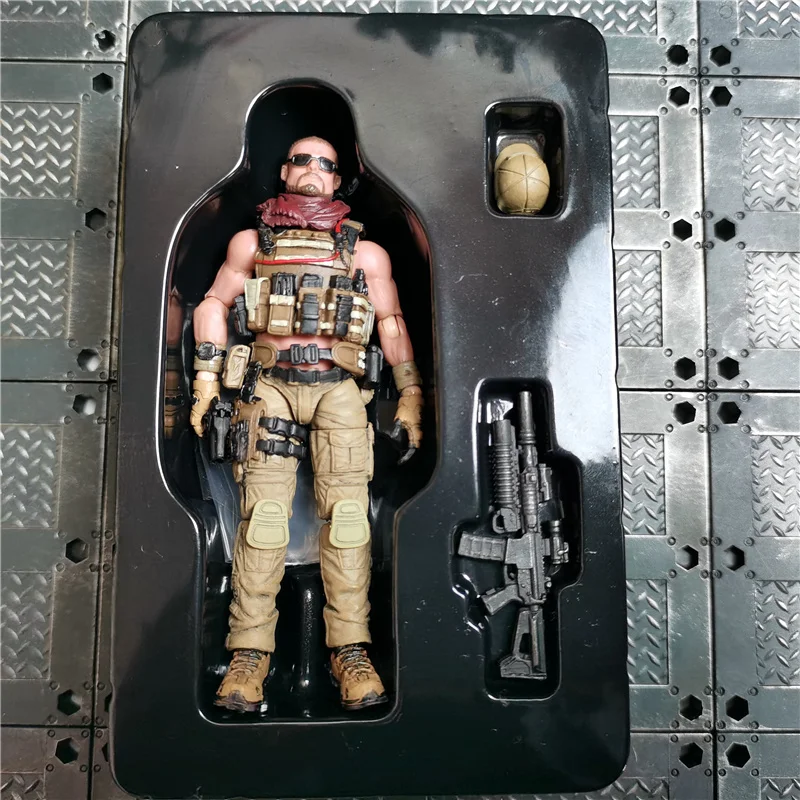 1/18th Mini Toys Dark The Source Warrior Soldier Johnny Full Moveable Action Figure 3.75inch For Fans DIY Accessories