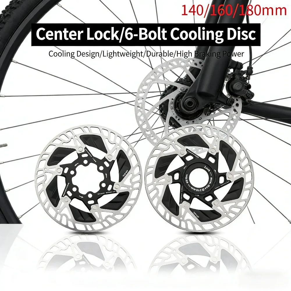 

Велосипедный диск с рассеиванием тепла, тормозной диск для горного и шоссейного велосипеда, шестиконтактный плавающий дисковый тормозной диск со средним замком