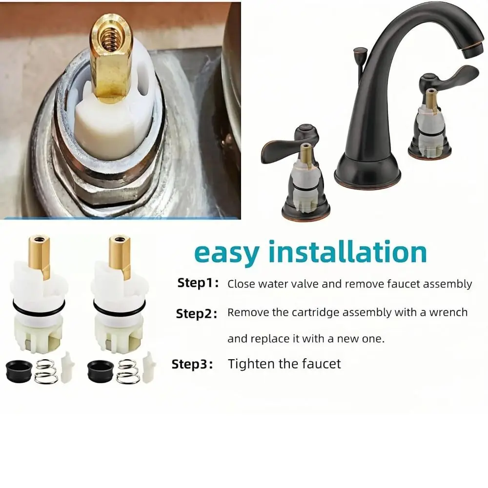 Brass Construction Faucet Stem Assembly Leak Repair OEM Quality Faucet Stem Replacement Corrosion Resistant for Delta Rp25513