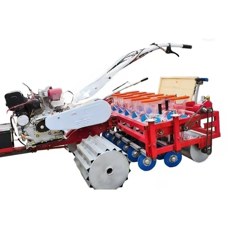 All-in-One Vegetable Seeder Tilling Seeding Pressing Integrated Multi-Row Radish Planter