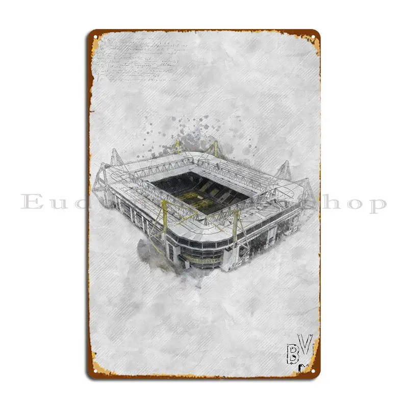 Signal Iduna Park Metal Signs Rusty Cinema Wall Plaque Custom Club Tin Sign Poster