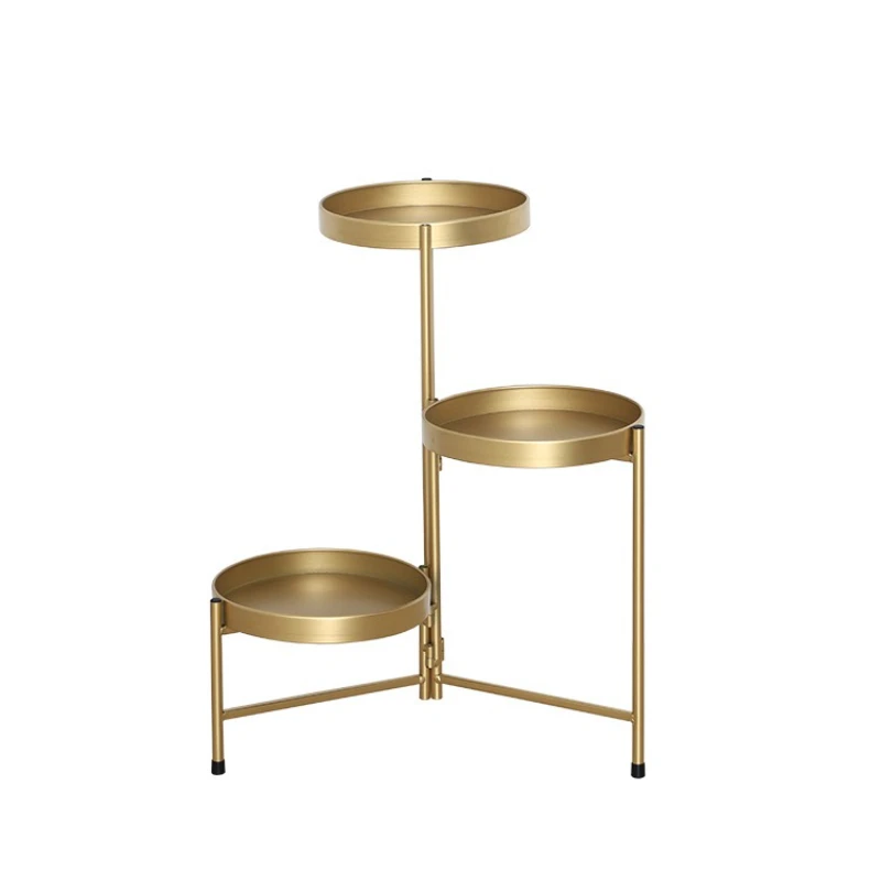 

Modern simple wrought iron flower stand, home living room bedroom balcony indoor succulent plant stand