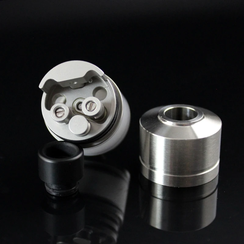 SXK WICK'T W2CK'T Style RDTA 22mm Atomizer Single Coil 316ss with BF Pin adjustable Rebuildable Vape mtl tank Tank