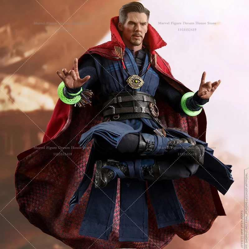 HOTTOYS MMS484 1/6 Scale Marvel The Avengers Doctor Strange White Magic Deity Setting 12-inch Full Set Action Figure Soldier