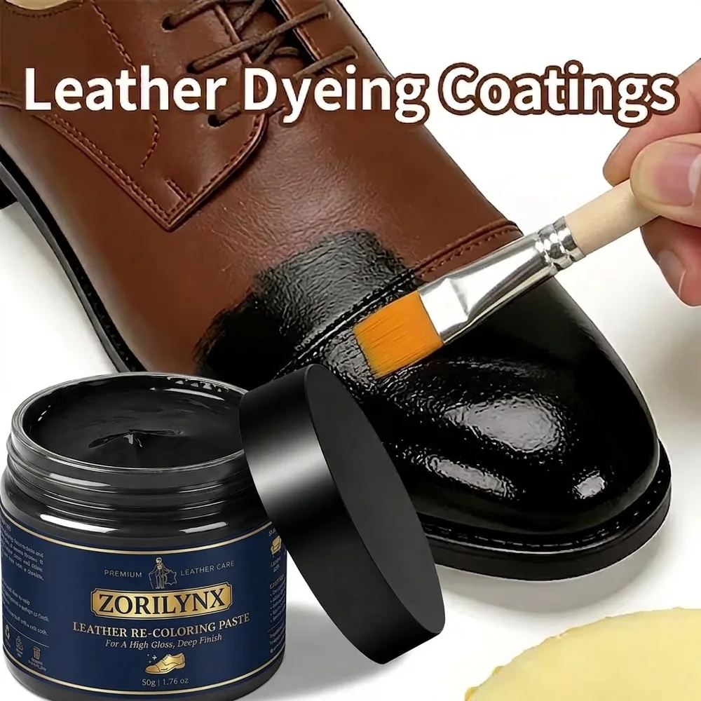 Leather Color Restorer Paste for Car Seat Repair Couch Sofa Shoes Bags Worn Cracks Scratches Peeling Fading Restoration Polishes