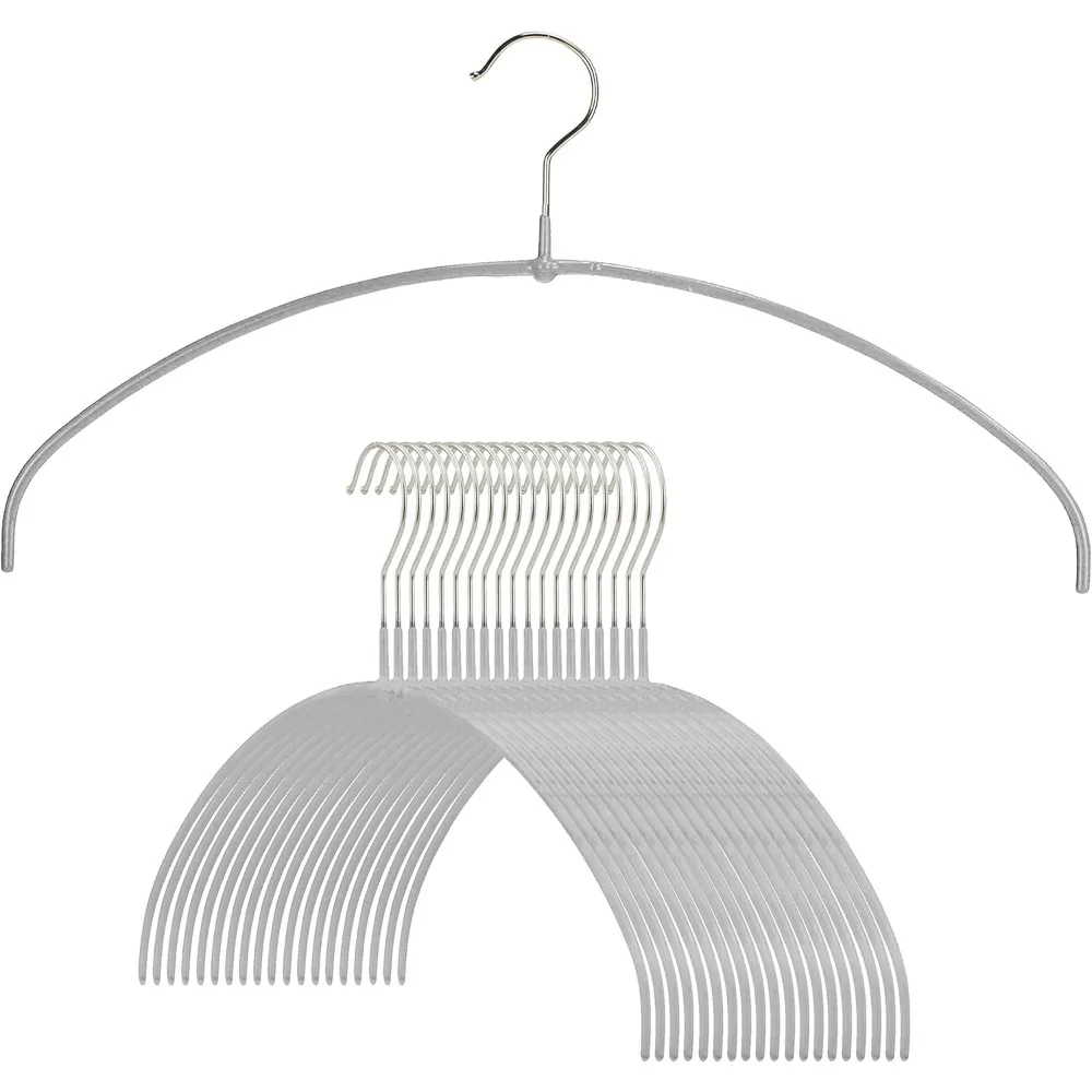 by Reston Lloyd, Euro Ultra-Thin Series, Non-Slip Space Saving Clothes Hanger, Style 40/PT for T-Shirts, Blouse, & Sun Dresses