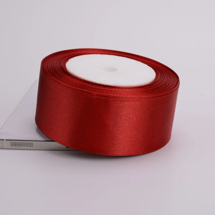 22meters 6mm-75mm Wine Red Satin Ribbons Packing Material DIY Bow Craft Decor Wedding Party Decoration Gift Wrapping Ribbon, image 14