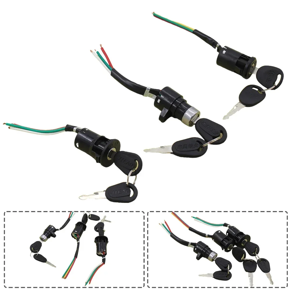 Electric Bicycle Ignition Switch Key Power Lock    For Electric Bike     Electric Scooter Key Power Lock