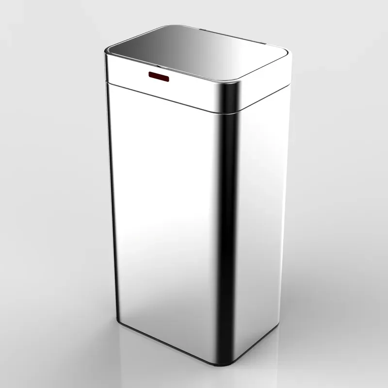 45L Stainless Steel Electric Automatic Garbage Bin Sensor Smart Trash Can