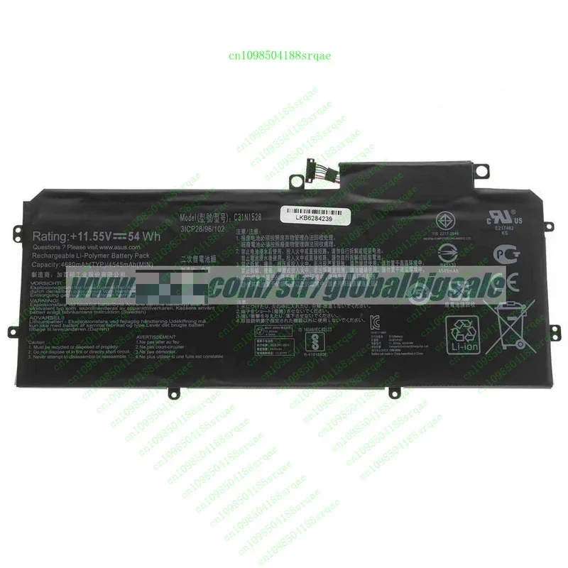 

NEW C31N1528 battery For ASUS ZenBook Flip UX360C UX360CA UX360CA-1A 1BClippers