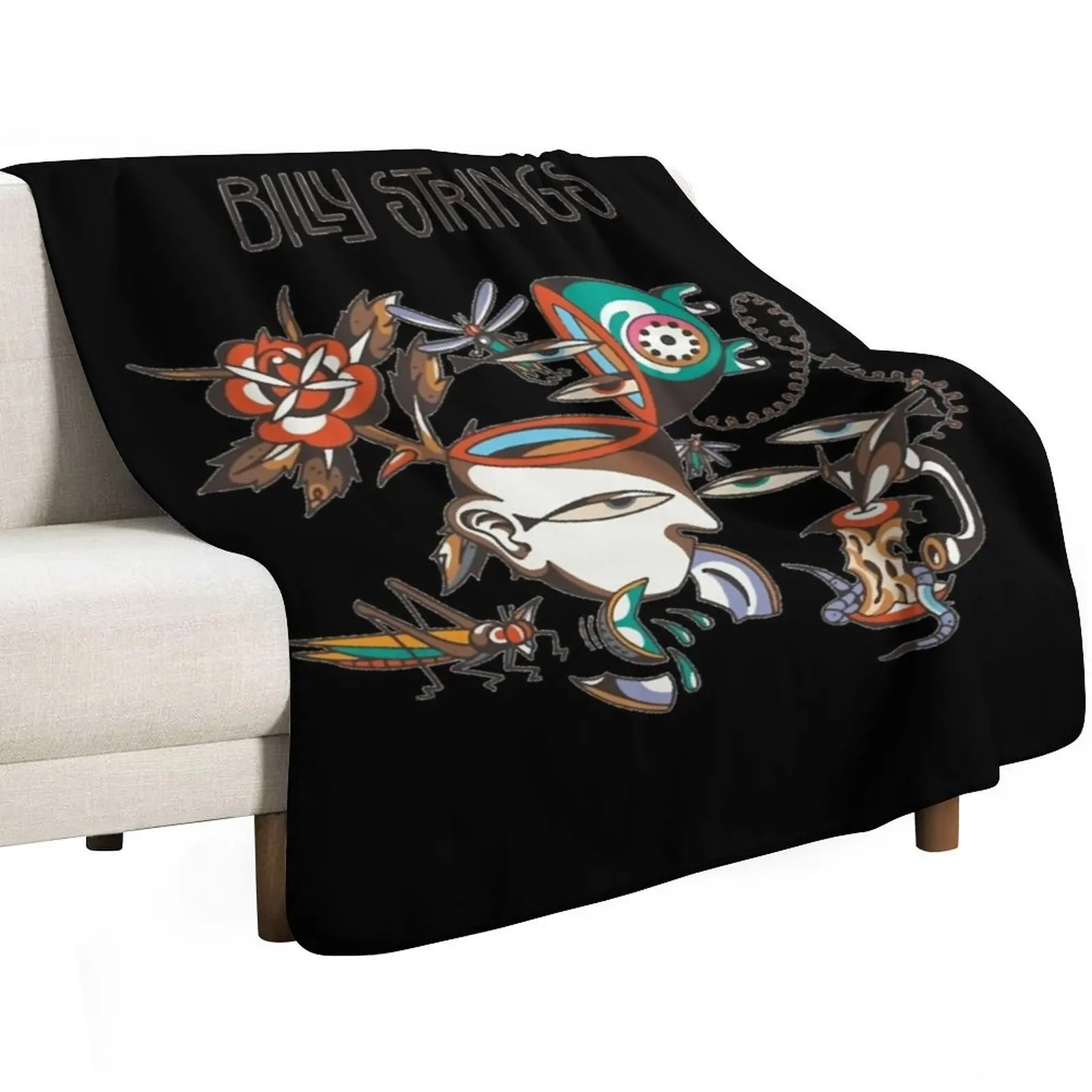 Funny Gifts Billy Strings Gifts For Fan Throw Blanket Comforter Custom Softest Soft Plaid Sofa Quilt Kid'S Blankets