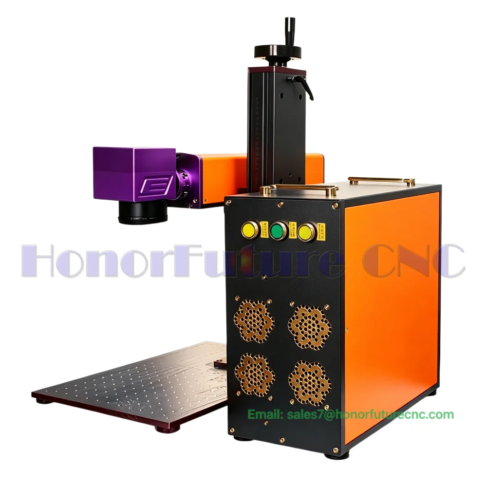 100w Jpt Mopa 3D 금속 섬유 레이저 금은강 레이저 마킹 절단기