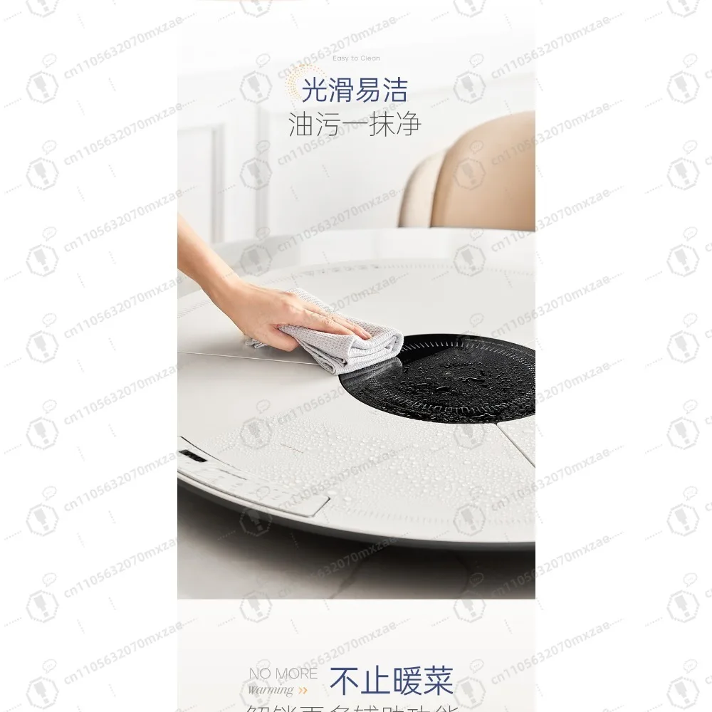 حصيرة تسخين الطعام متعددة الوظائف - طاولة طعام قابلة للطي وقابلة للدوران لتدفئة الوجبات المنزلية #6