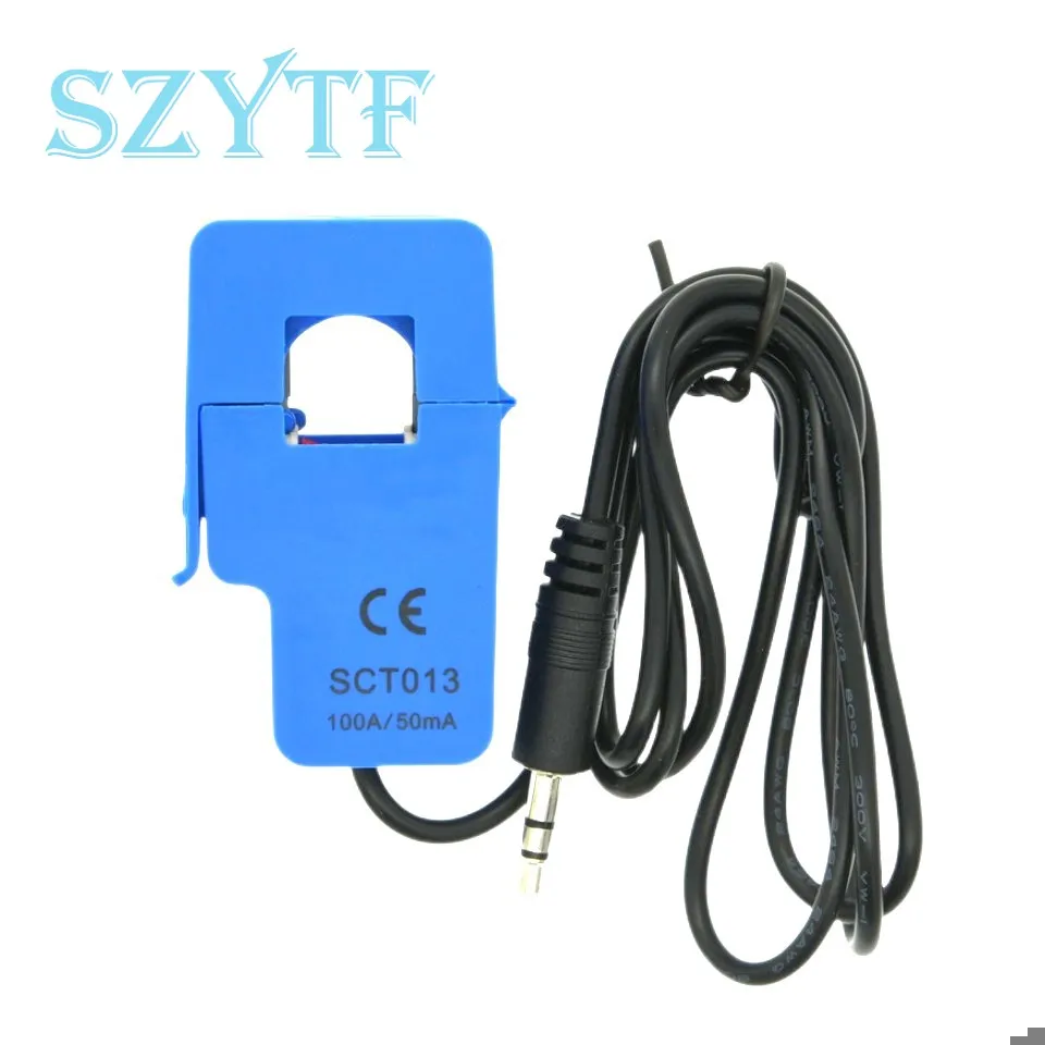 SCT-013-000 30A 50A 100A Open-Close Current Transformer SCT013 Non-invasive AC Current Sensor Split Core Current Transformer