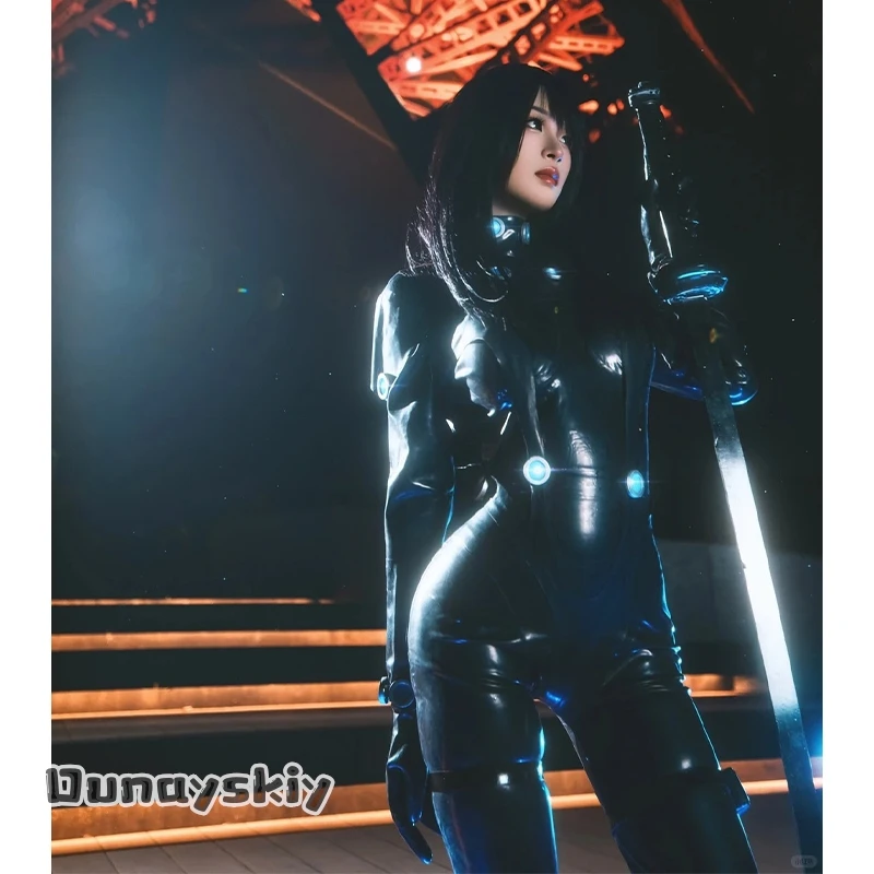 Disfraz de Cosplay CR6.23*Kei Kurono Masaru Kato, Traje de Batalla, Mono Negro para Hombre y Mujer, Disfraces de Halloween