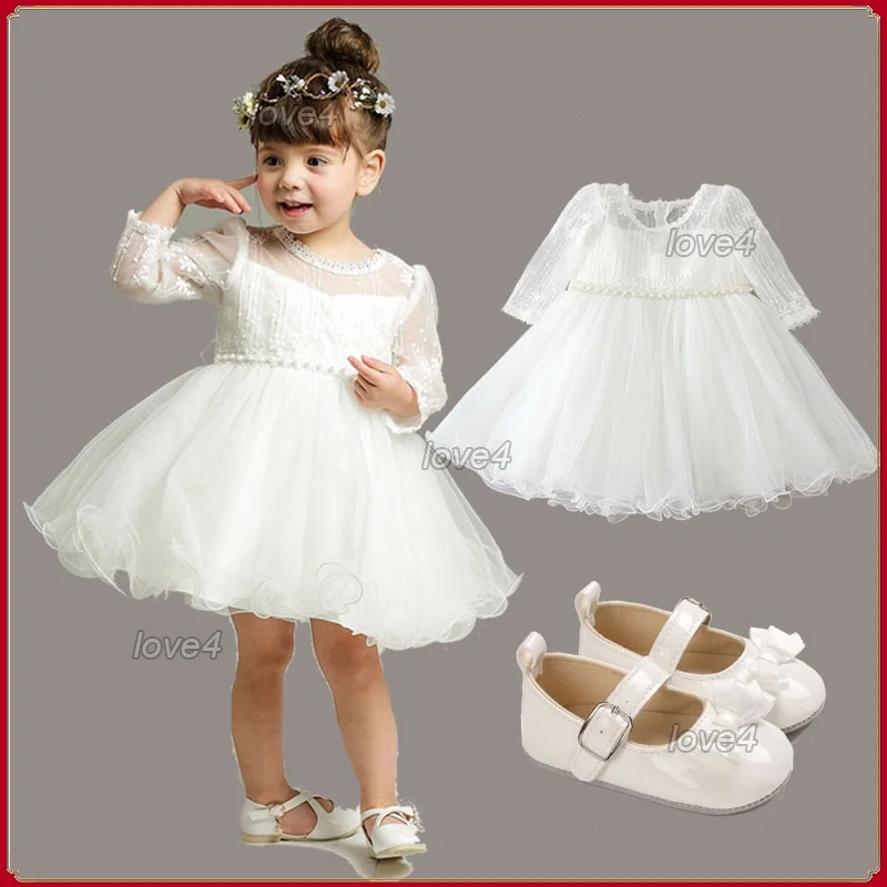 

Baby Girl 1st Birthday Wedding Party Princess Dress for Baby Girl 1 Year Old Tutu Dresses Infant Toddler Ball Gown Photograph