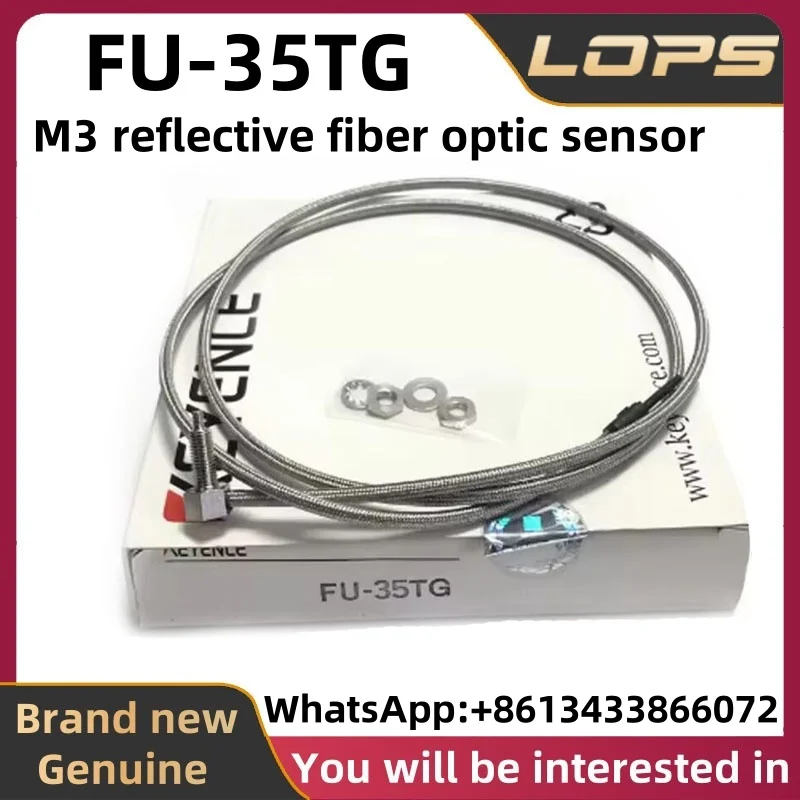 FU-35TG KEYENCE New Original M3 Reflective Fiber Optic Sensor; available in large quantities, consult for