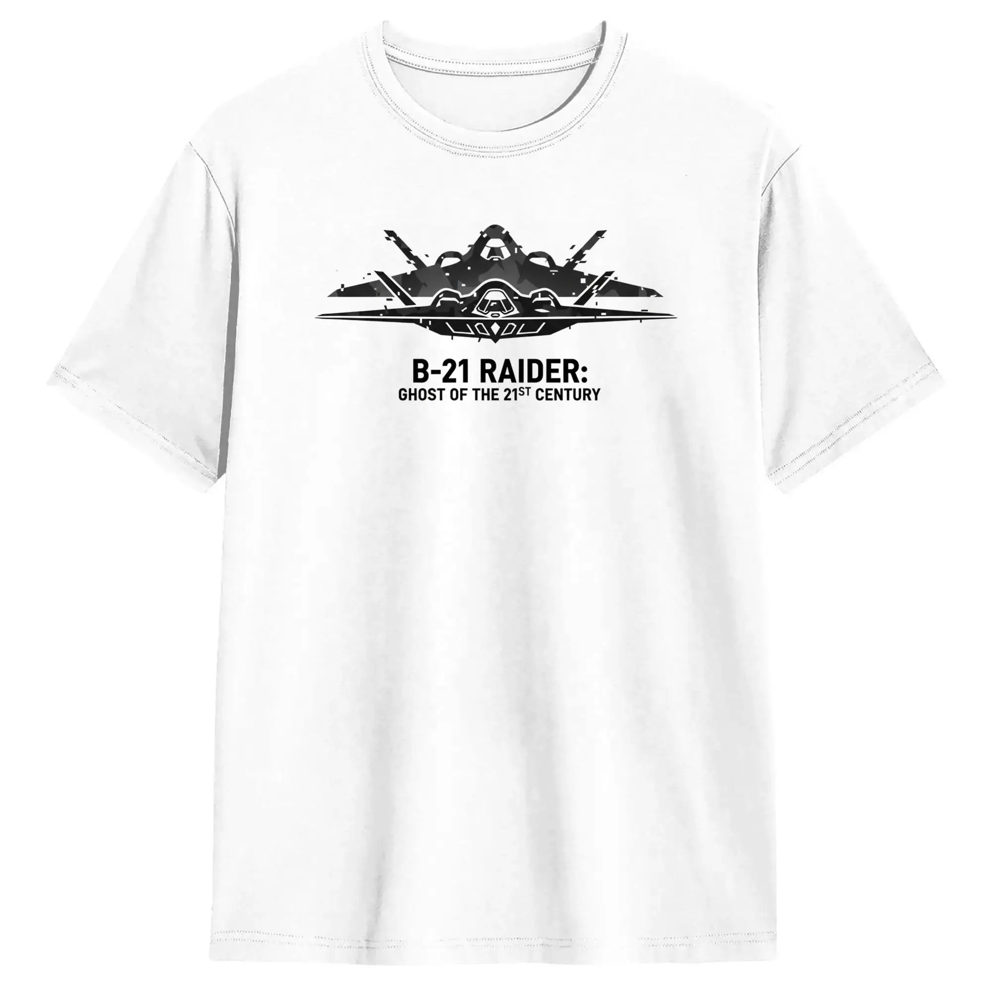 B-21 Raider Stealth  Next Gen US Air Force Aircraft T Shirt Men  Y2K Fun O-Neck Fashion Tees Pattern Oversize Clothing