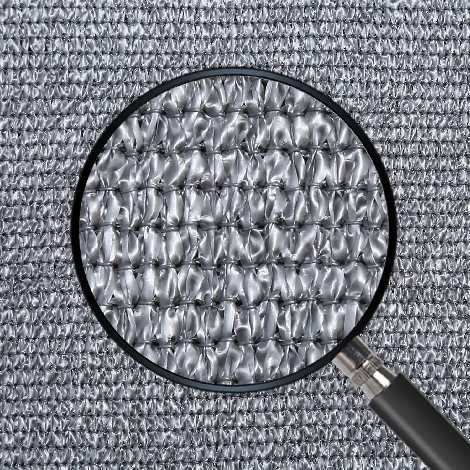 Grau Zaun Privatsphäre Screen Windschutz-Heavy Duty Fechten Mesh Schatten Net Abdeckung für Wand Garten Hof Hinterhof-Zip krawatten Enthalten – Detail 2