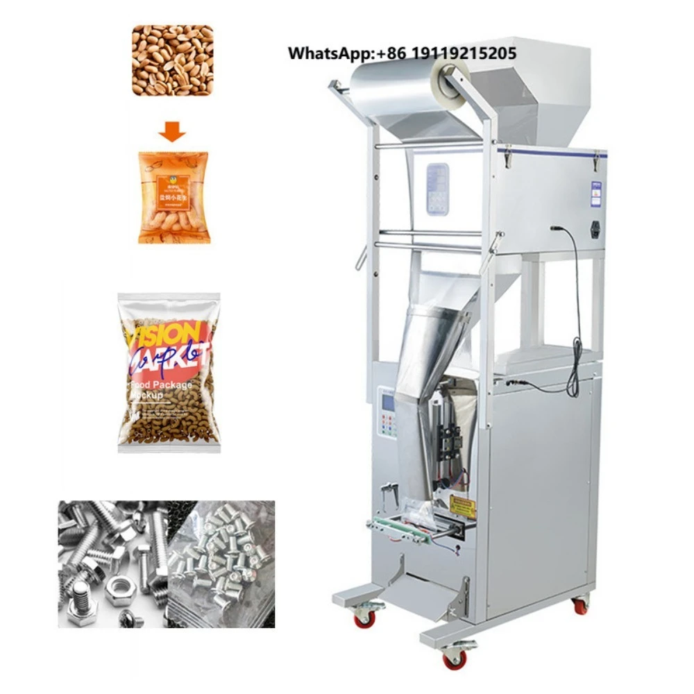 500g 1kg Vertical  Auger Potato Chips Coffee  Grain Corn Tea Peanut Hardware Dried Fruit Granule Filling Sachet Packing Machine