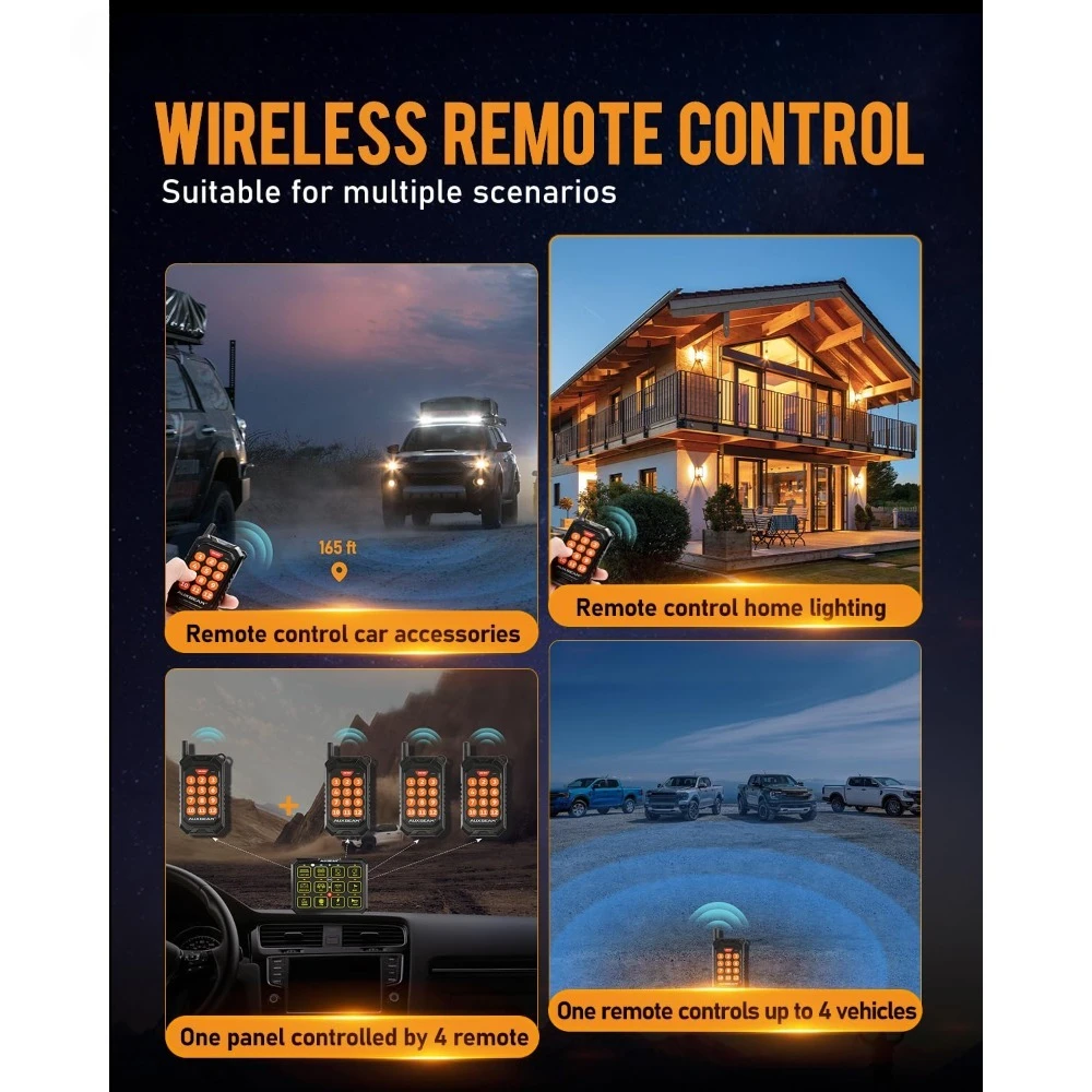 12 عصابة لوحة التبديل بلوتوث RGB AC-1200 مع التطبيق وجهاز التحكم عن بعد تبديل لحظة نابض التبديل جراب قبالة الخلفية - رائجة البيع