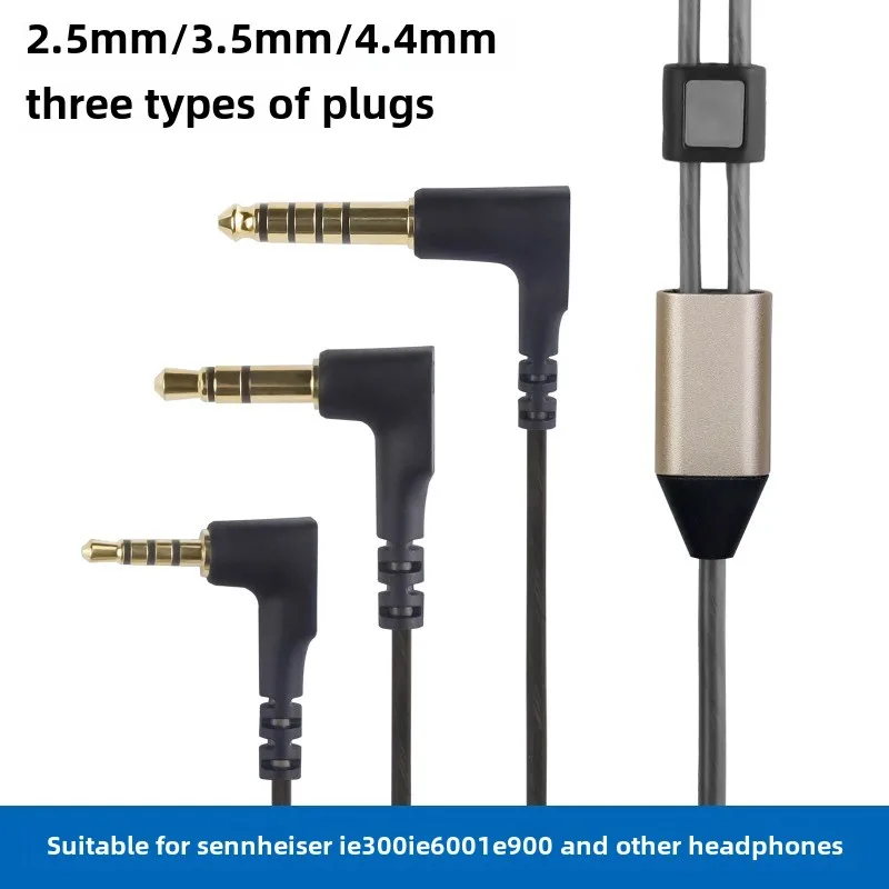 Applicable to Sennheiser ie200 IE300 IE600 IE900 akg N5005 earphone upgrade cable with microphone