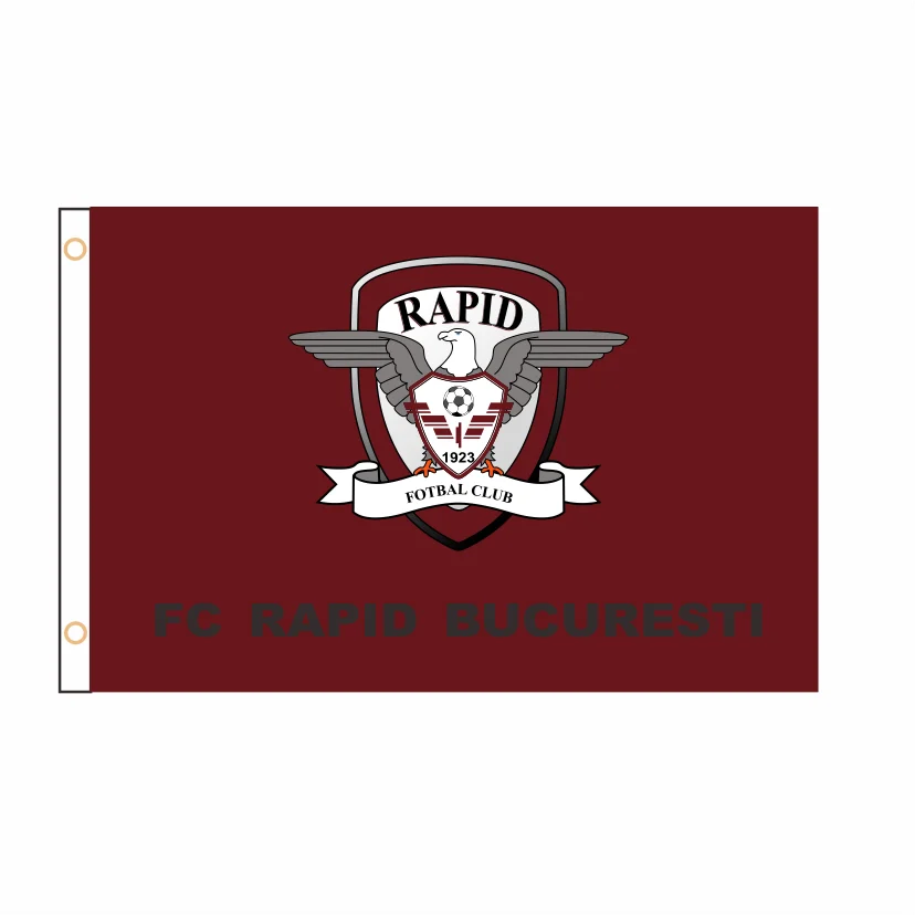 Banner de bandeira Bucuresti rápida FC 2 pés * 3 pés 3 pés * 5 pés QZ-219