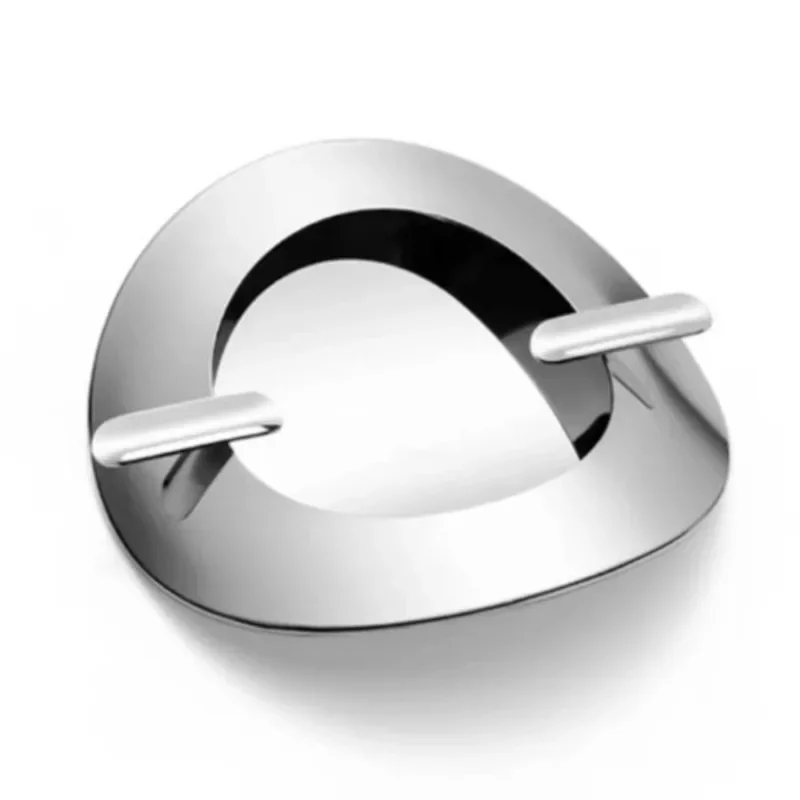 Modern Italian minimalist stainless steel cigar ashtray ornament room study desktop home