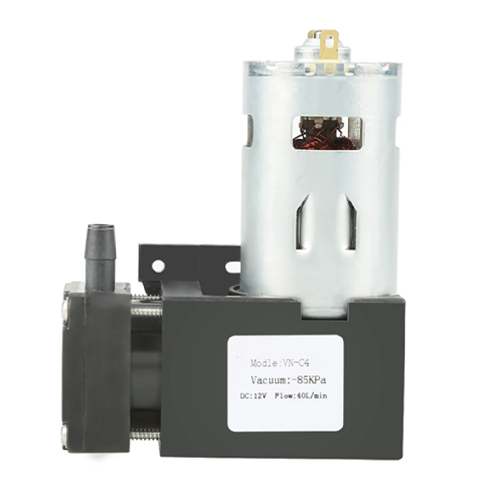 Mini Pump DC12V 42W Mini Small Oilless Vacuum Pump ‑85KPa  40L/min Pump