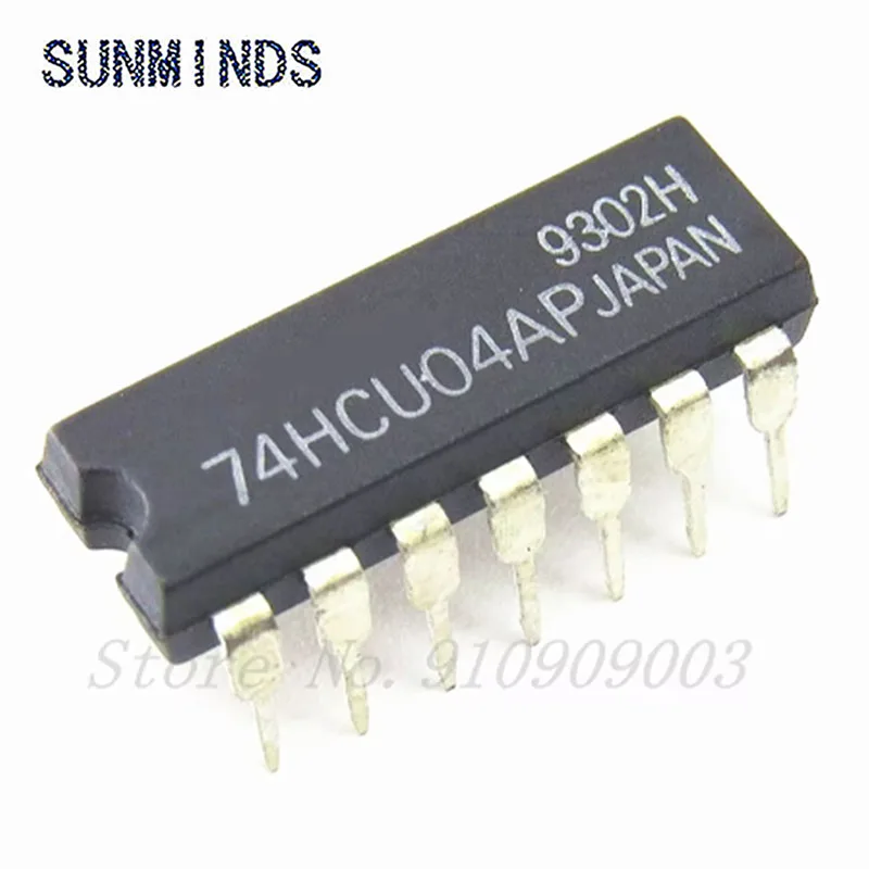 10pcs 74HCU04AP DIP-14 74HCU04 DIP SN74HCU04N DIP14 74HCU04N IC