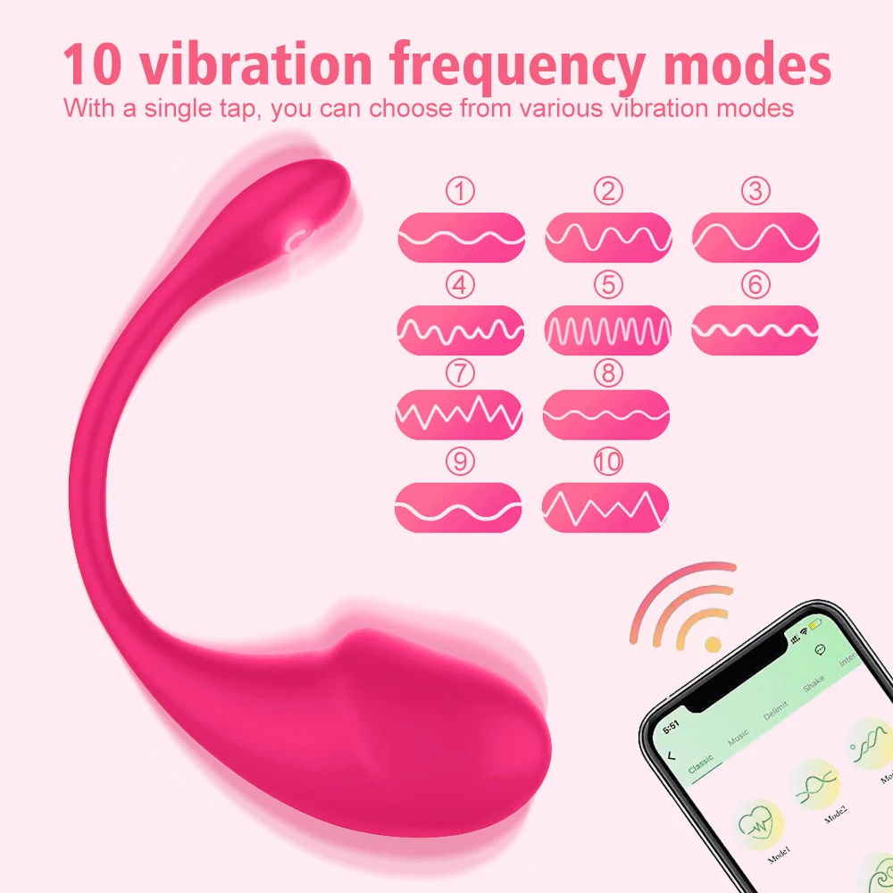 Drahtlose Vibration Liebe Ei Vibrator Vaginal G-punkt Vibrierender Stimulator Tragbare Bluetooth APP Steuerung Sex Spielzeug Für Erwachsene Frauen