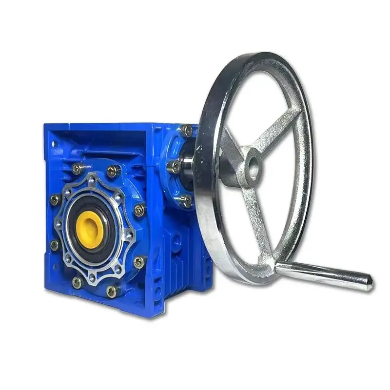 

Приводная ручка Колесо Червячная коробка передач CYRV75 NMRV75 Соотношение 80:1, коробка передач Бесплатное обслуживание Синтетическое масло