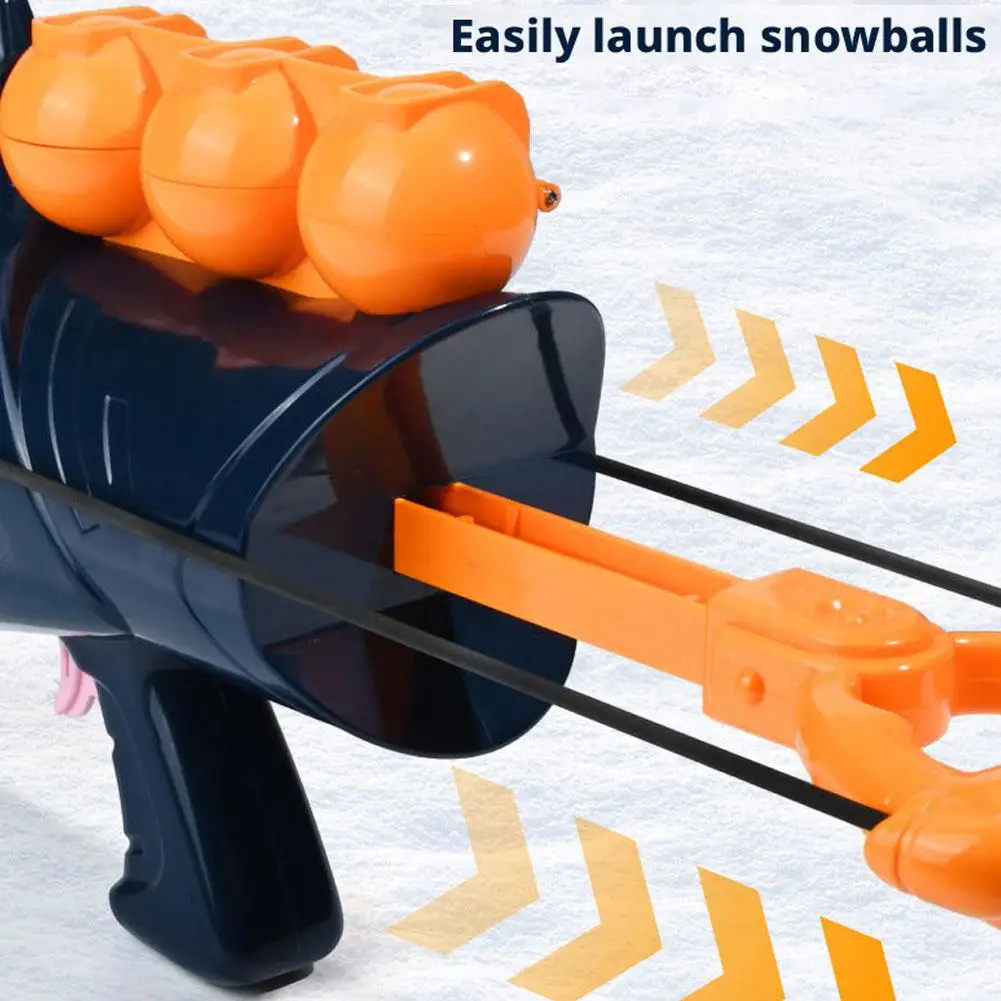 Set di giocattoli per creare palle di neve di squalo Set di giocattoli per palle di neve invernali all'aperto per bambini Divertimento giocattolo per lotta sulla neve Gioco regalo Giocattolo sportivo