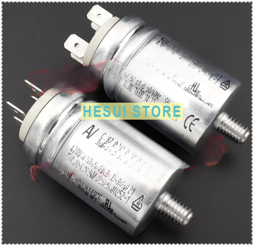 AV C.87.8BF3 MKP 3uF 420V fan motor start-up operation capacitor