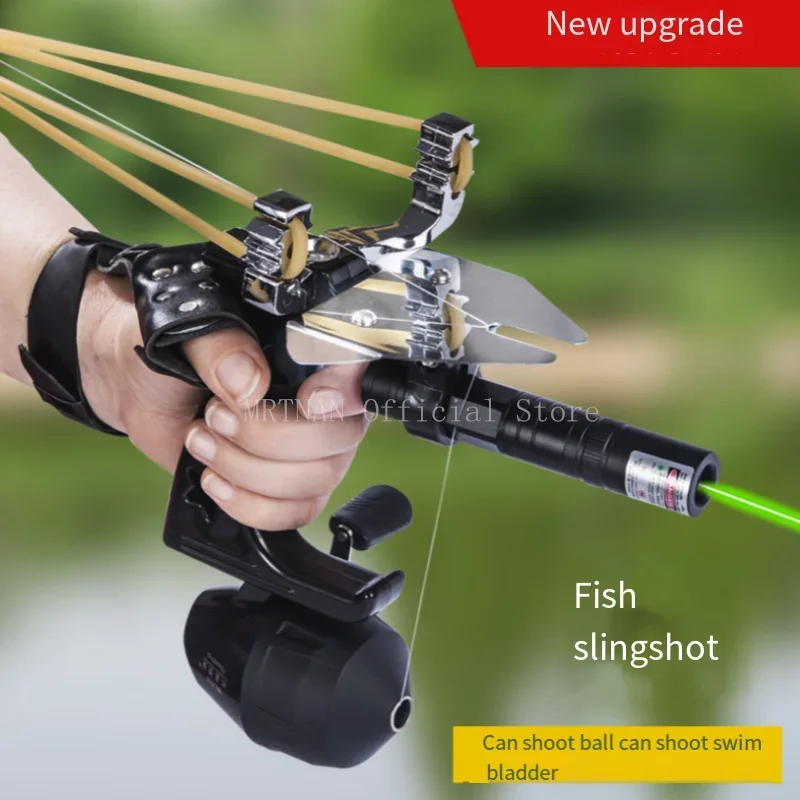 

Big Power High-precision Fishing Slingshot With Laser Outdoor Hunting Catapult Outdoors Fishing Compound Bow Fishing Tools