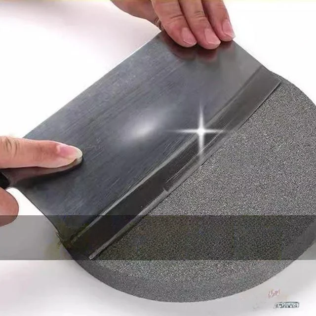 

Large Size round Wheel arpening Stone Kitchen Tool for Qui inding of Knives Axes Siles Butchering Aicultural Use