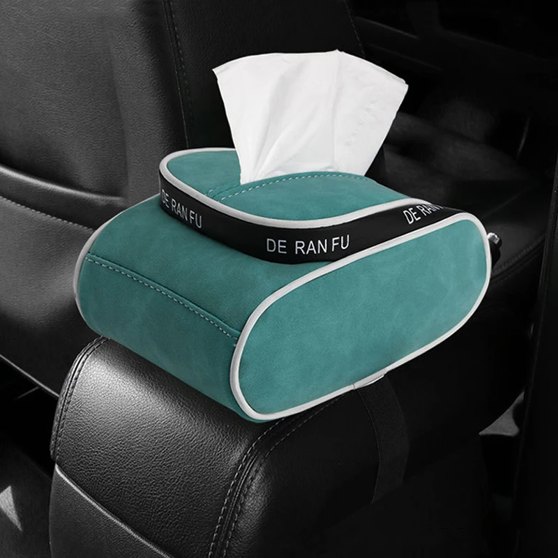 Boîte à mouchoirs de voiture à fouet avancée, porte-serviettes en papier, siège arrière, pare-soleil, intérieur automatique, décoration d'organisation, accessoires de voiture