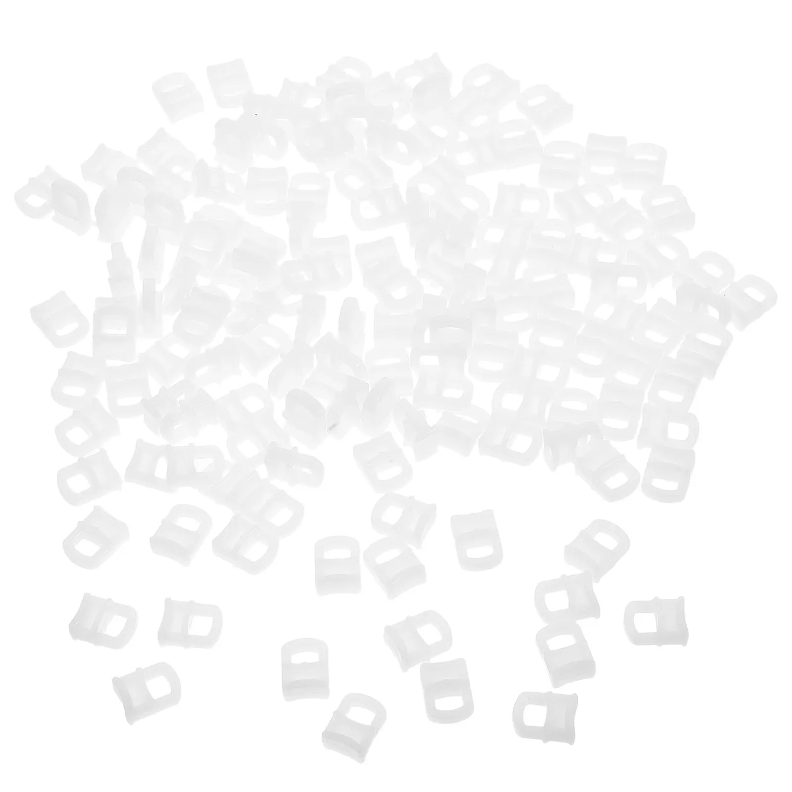 200Pcs Window Curtain Track Gliders Plastic Track Rollers Smooth Quiet Rail Hooks Drapery Hardware for Living Room Balcony