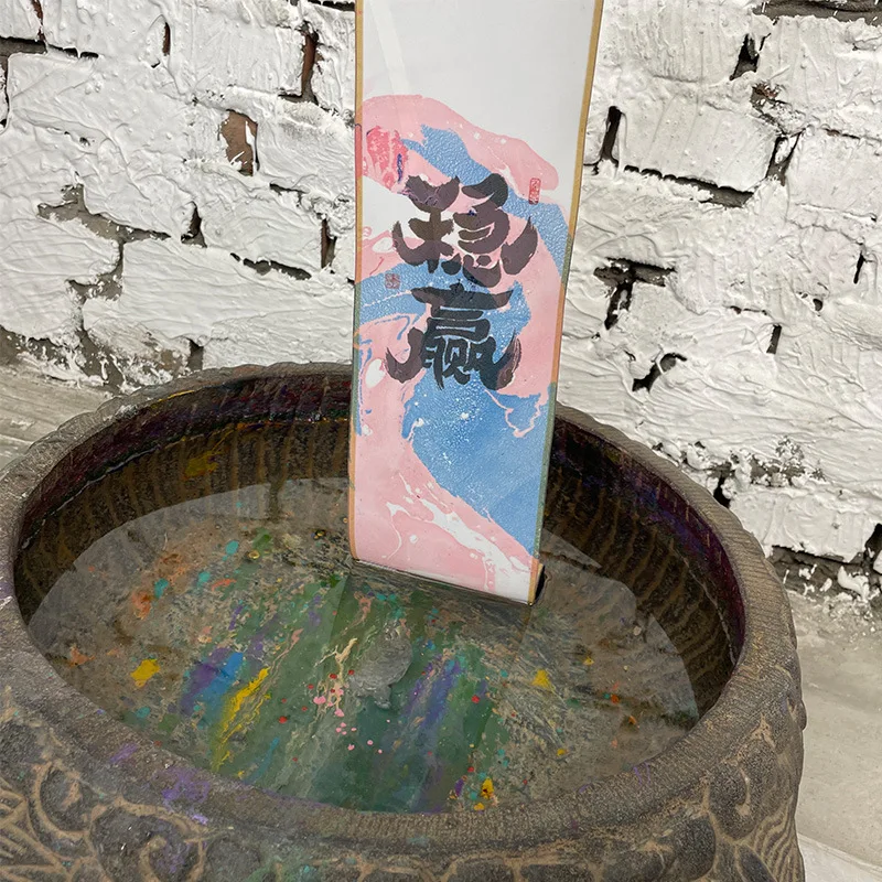 Scroll Paper Chinese Calligraphy Scrolls Painting Hanging Wall Xuan Rice Spring Decor Kids Festival Roll Frame Chunlian