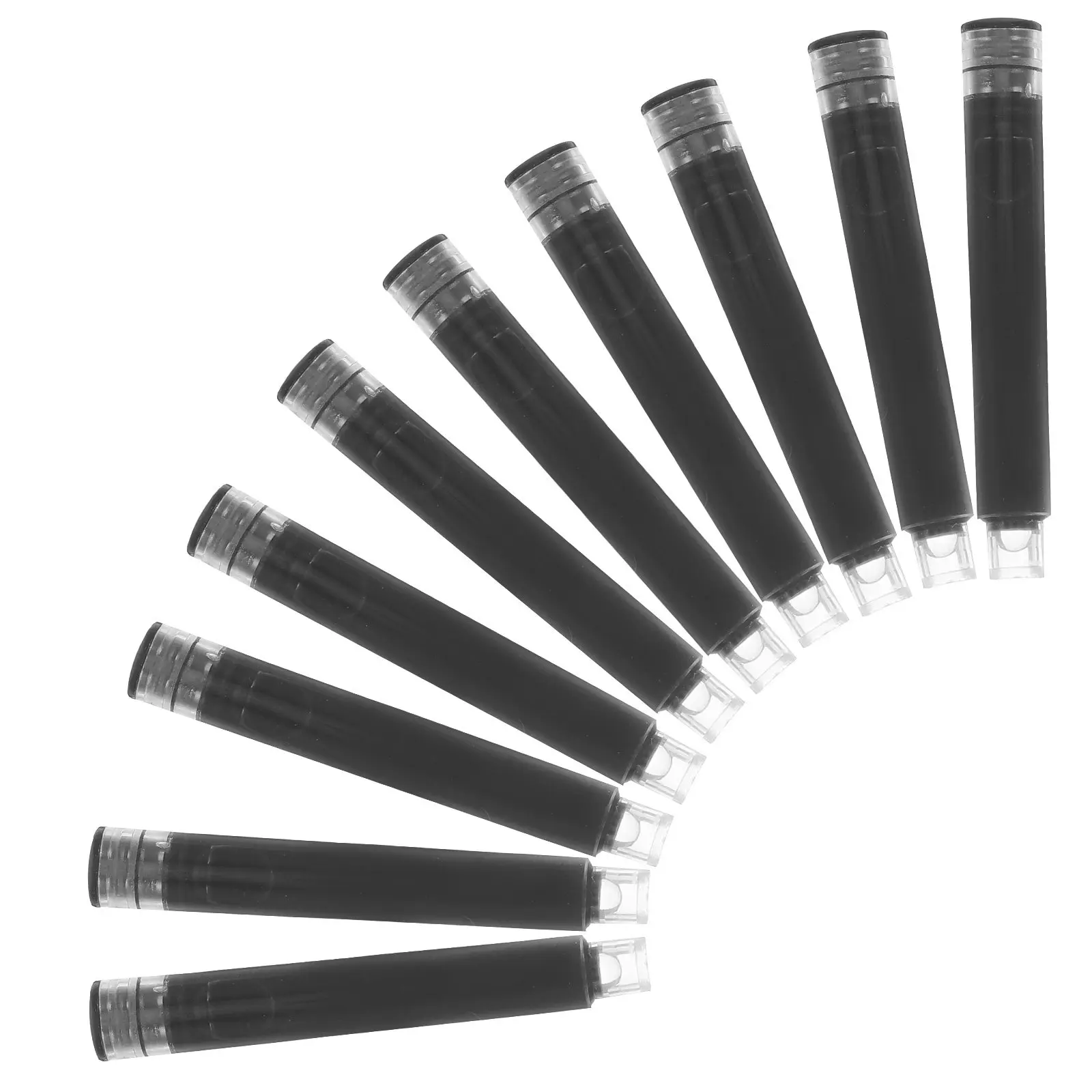 

Набор чернил для перьевых ручек: быстросохнущие черные картриджи для плавного письма, идеально подходят для студентов и домашних заданий