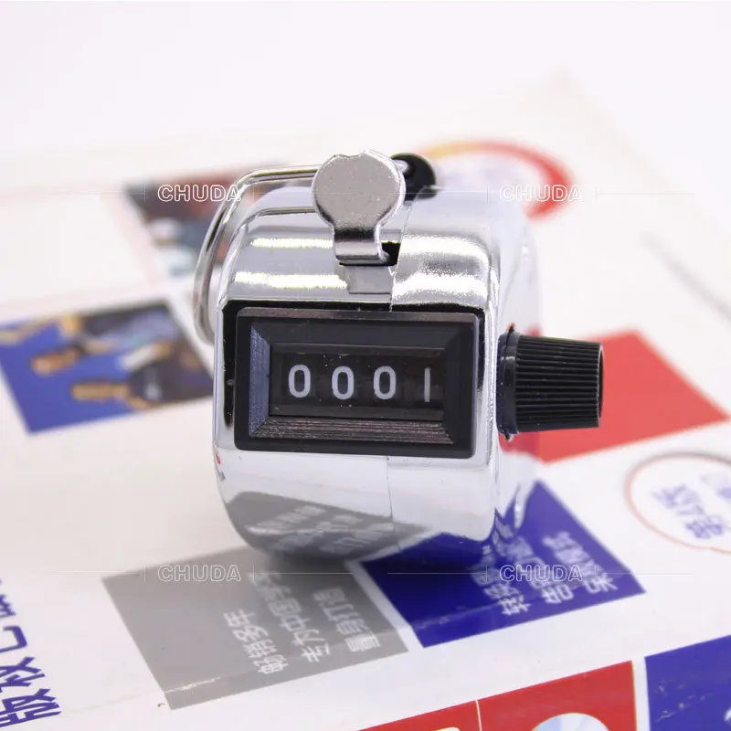 4 Digit Number Counters Manual Counting Soccer Golf Counter Mechanical Pedometer Manual Buddha Recitation Counter